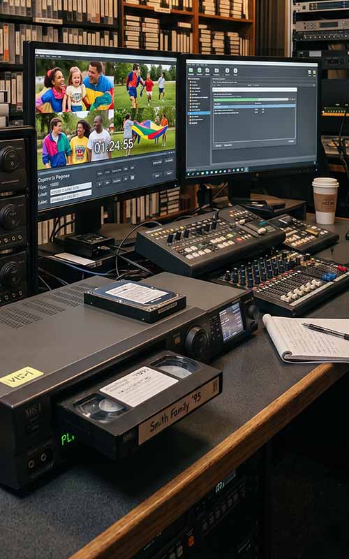 vhs to digital conversion, azure production